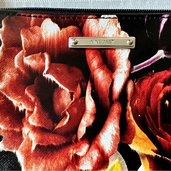 Nine West Black Floral Purse - Picture 10 of 11